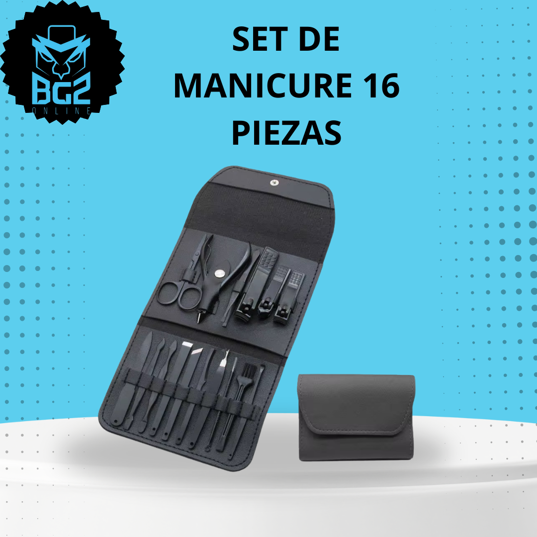SET DE MANICURE 16 PIEZAS
